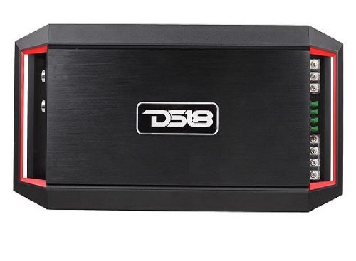 Black DS18 monoblock amplifier.